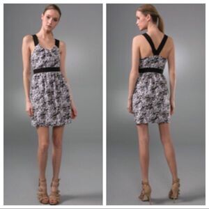 Theory Raiku Conch Patterned Silk Dress 2